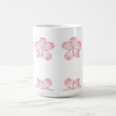Pink floral mug (Centre)