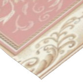 Pink Floral Oriental Pattern Tafelkleed (Gekanteld)
