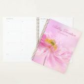 Pink Floral Personalized Planner (Display)