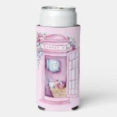 Pink Floral Phone Booth | Zoet 16 (Seltzer Achterkant)