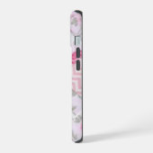 Pink Floral Quilt Phone Case (Côté gauche)