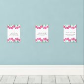 Pink Floral Ramadan Wall Art – Dua Set (Houten vloer)
