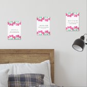 Pink Floral Ramadan Wall Art – Dua Set (Slaapkamer)