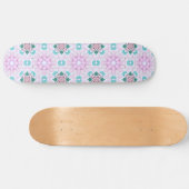 PINK FLORAL SKATEBOARD (Horizontaal)