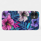 Pink Floral Tropical Hibiscus Flower Case-Mate iPhone Case (Achterkant (horizontaal))