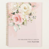 Pink Floral Watercolor 2026 (Devant)