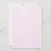 Pink Floral Watercolor Wedding Invitation (Dos)