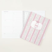 Pink Floral Wildflowers Coquette Bow Planner (Display)