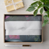 Pink Floral Wolf Moon Tissuepapier (Geschenk)