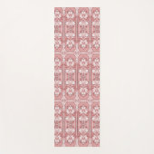 Pink Floral Yoga Mat (Voorkant)
