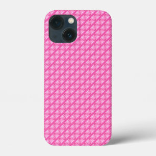 Pink florale pattern iPhone 13 mini hoesje