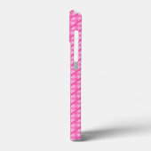 Pink florale pattern Case-Mate iPhone case (Achterkant / Links)