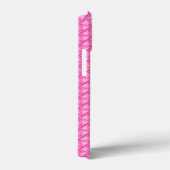 Pink florale pattern Case-Mate iPhone case (Achterkant / Rechts)