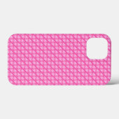 Pink florale pattern Case-Mate iPhone case (Achterkant (horizontaal))