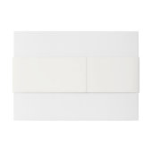 Pink Flower Belly Band Uitnodigingen Wikkel (Achterkant Voorbeeld)