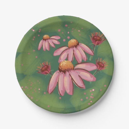 Pink Flower Bord (Voorkant)
