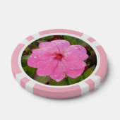 Pink Flower custom poker chips (Enkel)