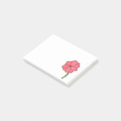 Pink Flower Full Post-it® Notes (Schuin)
