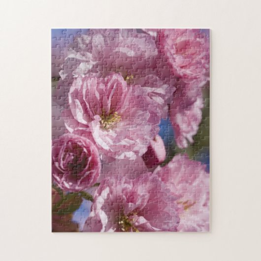 Pink Flower Japonais Chertree Blossom Puzzle (Vertical)
