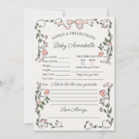 Pink Flower Market Fresh Floral Advies voor Baby