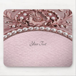Pink Flower Mousepad Muismat
