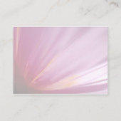 Pink Flower Petal Reception Kaart (Achterkant)