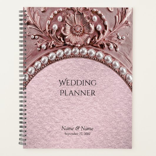Pink Flower Planner (Devant)