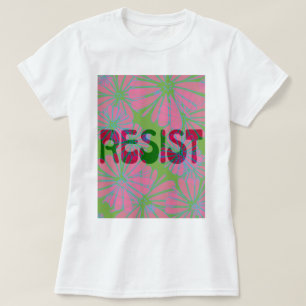 Pink Flower Power Resist T-shirt