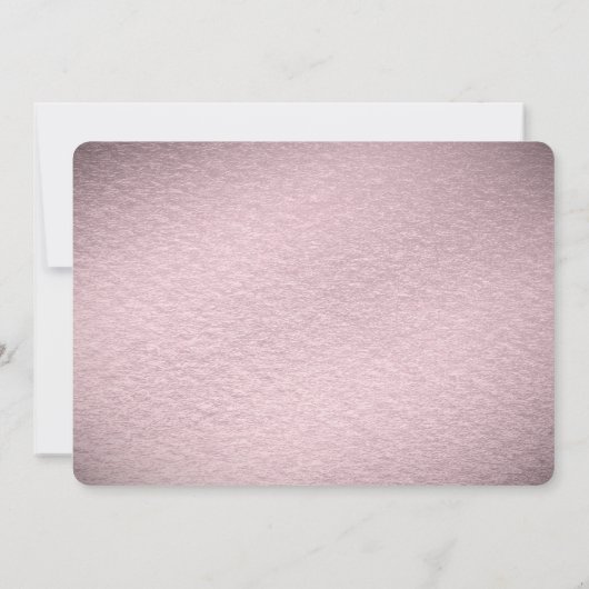 Pink Flower Save The Date (Dos)