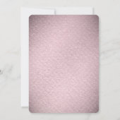 Pink Flower Wedding Invitation (Dos)