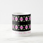 Pink Flowered INspirational Mug (Centre)