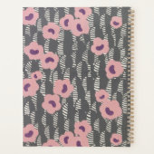 Pink Flowers Abstract Blooms Mid-century Art Deco (Dos)