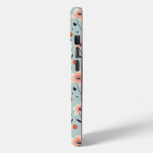 Pink Flowers Floral Pattern Case-Mate iPhone Case (Achterkant / Links)