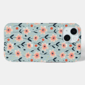 Pink Flowers Floral Pattern Case-Mate iPhone Case (Achterkant (horizontaal))
