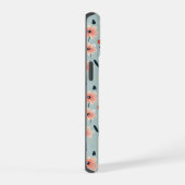 Pink Flowers Floral Pattern iPhone 15 Hoesje (Rechterkant)
