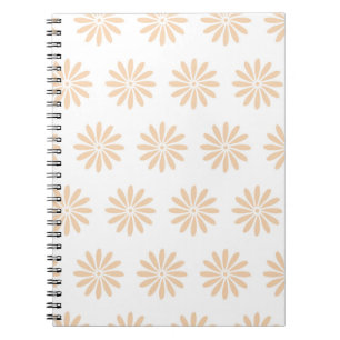 Pink flowers pattern art,artwork,background,bloom notitieboek