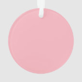 Pink Flowers Personalized Goddochter Baptisme Ornament (achterkant)