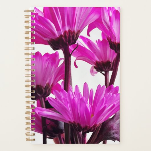 Pink Flowers Planner - De Dabs van Mario D. (Voorkant)