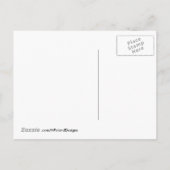 Pink Football Party Invitation Carte postale - mod (Dos)