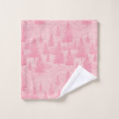 Pink Forest Christmas (Gant de toilette)