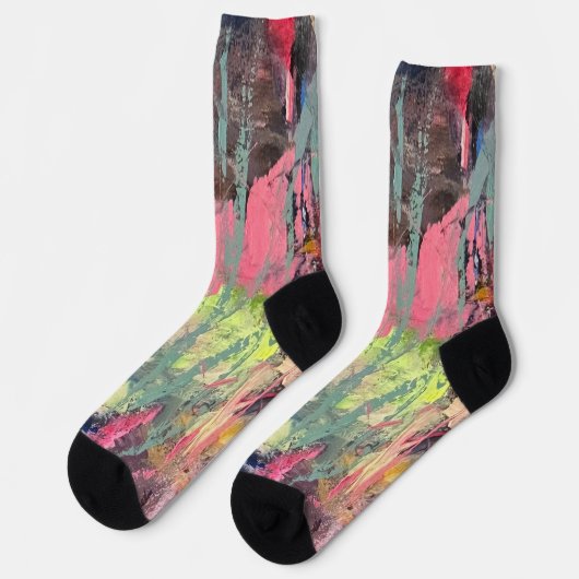 Pink Forest Socks Sokken (Links)
