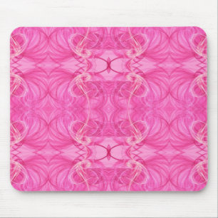 Pink Fractal Mousepad Muismat