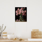 Pink Freesia Flowers Art Imprimer Poster (Cuisine)
