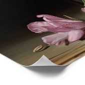 Pink Freesia Flowers Art Imprimer Poster (Coin)