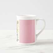 Pink French Thème Vintage Paris China Mug (Droite)