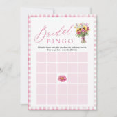 Pink Fresh Off The Market Vrijgezellenfeest Bingo Kaart (Voorkant)