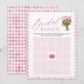 Pink Fresh Off The Market Vrijgezellenfeest Bingo Kaart (Voorkant / Achterkant)