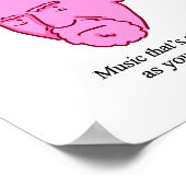 Pink Freud Funky Music Psychologie Pun Poster (Coin)