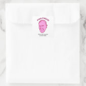 Pink Freud Funny Music Psychologie Pun Sticker (Sac)