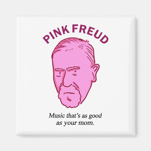 Pink Freud Grappige Muziek Psychologie Pun Magnet Magneet